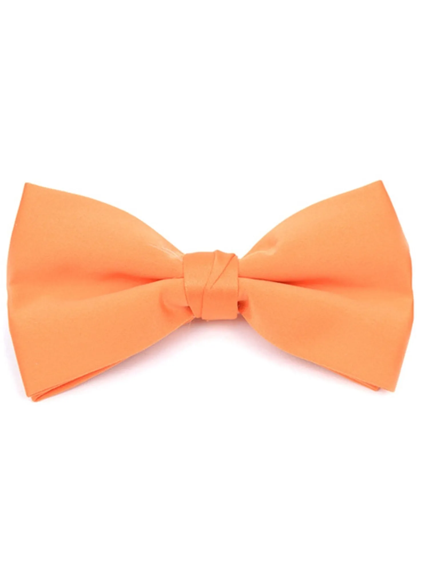 Young Boy's Pre-tied Clip On Bow Tie - Formal Tuxedo Solid Color