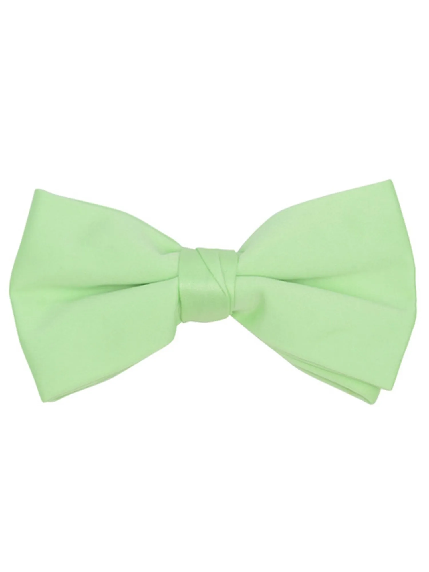 Young Boy's Pre-tied Clip On Bow Tie - Formal Tuxedo Solid Color