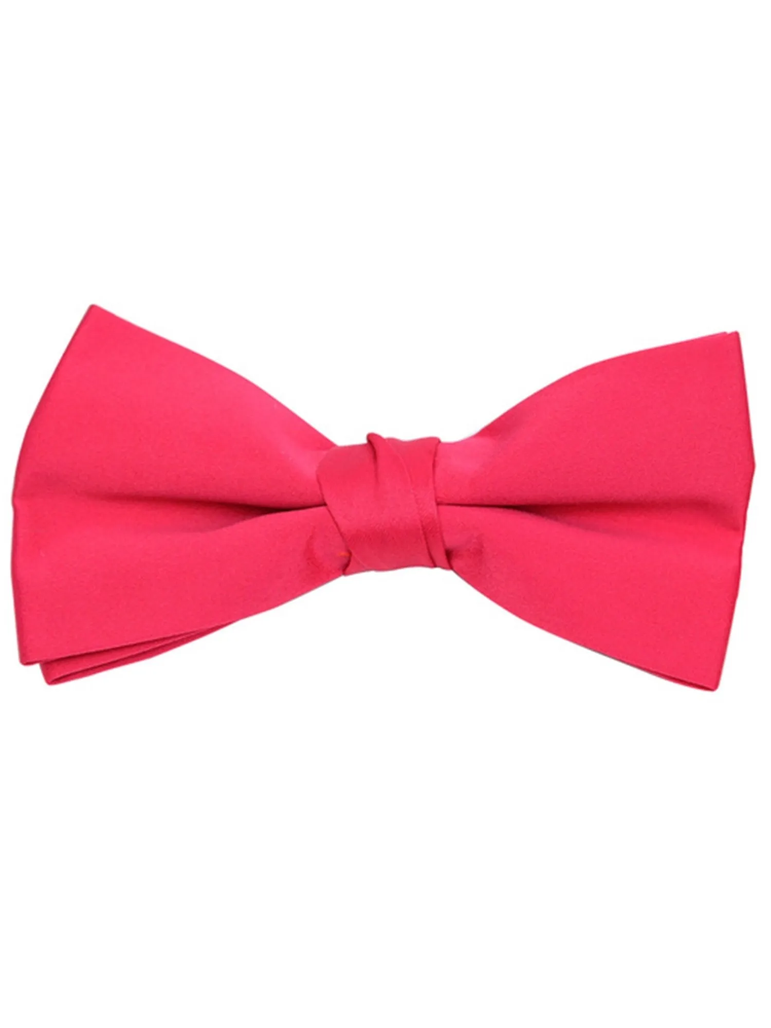 Young Boy's Pre-tied Clip On Bow Tie - Formal Tuxedo Solid Color