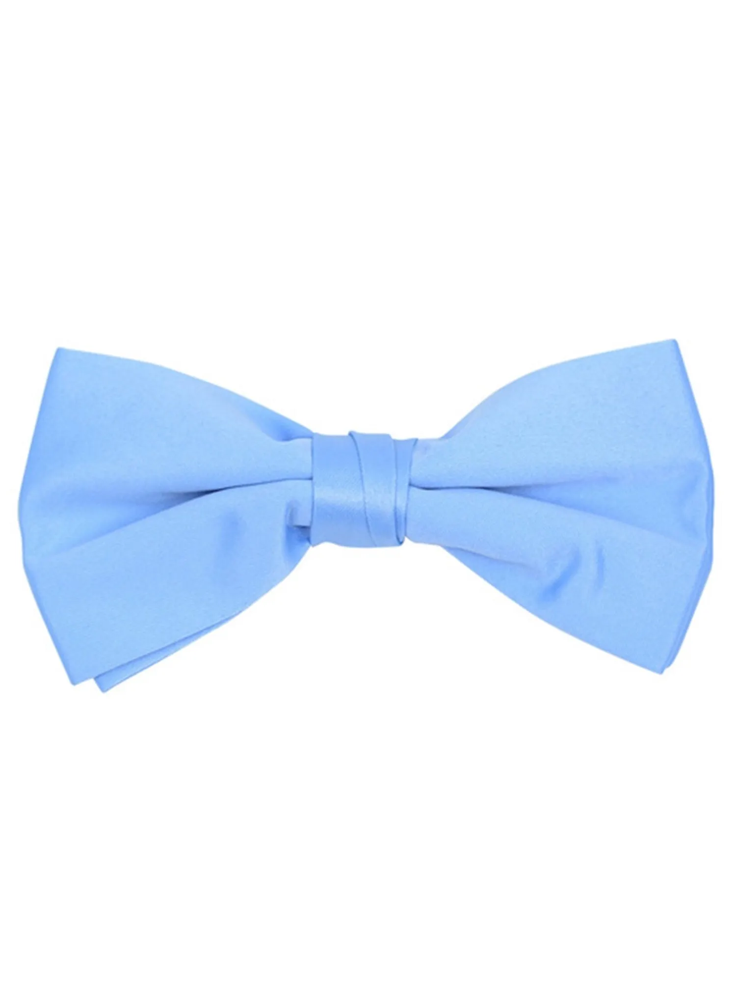 Young Boy's Pre-tied Clip On Bow Tie - Formal Tuxedo Solid Color